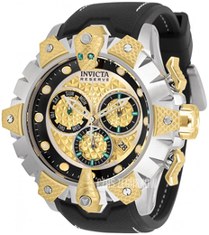 Invicta Żółte złoto/Guma Ø52 mm 32132