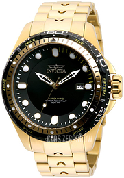 Invicta Czarny/Stal w odcieniu złota Ø51 mm 32239