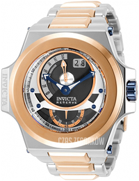 Invicta Czarny/Stal w kolorze różowego złota Ø58 mm 32250
