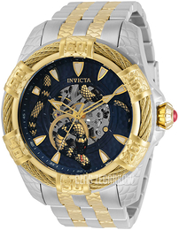 Invicta Bolt Niebieski/Stal w odcieniu złota Ø52 mm 32321