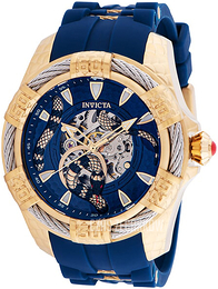 Invicta Niebieski/Stal w odcieniu złota Ø52 mm 32326