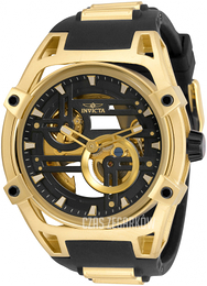 Invicta Czarny/Stal w odcieniu złota Ø52 mm 32349