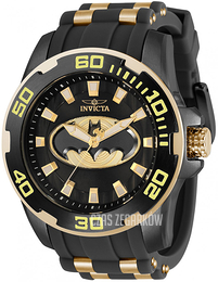 Invicta Dc Comics Czarny/Stal w odcieniu złota Ø50 mm 32480