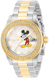 Invicta Biały/Stal w odcieniu złota Ø40 mm 32483