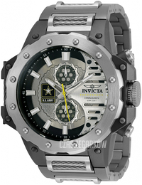 Invicta Srebrny/Stal Ø50 mm 32986