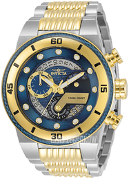 Invicta S1 Rally Niebieski/Stal w odcieniu złota Ø51 mm 33284