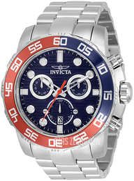 Invicta Pro Diver Niebieski/Stal Ø50 mm 33298