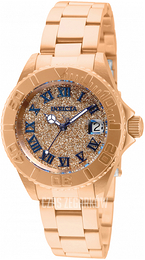 Invicta Angel Różowe złoto/Stal w kolorze różowego złota Ø34 mm 33361