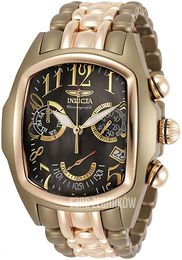 Invicta Lupah Czarny/Stal w kolorze różowego złota 33380