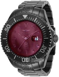 Invicta Pro Diver Czerwony/Stal Ø54 mm 33423