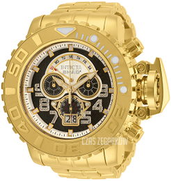 Invicta Shaq Czarny/Stal w odcieniu złota Ø62 mm 33730