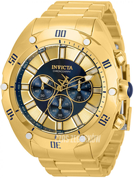 Invicta Wielokolorowy/Stal w odcieniu złota Ø50 mm 33743