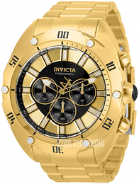 Invicta Wielokolorowy/Stal w odcieniu złota Ø50 mm 33744
