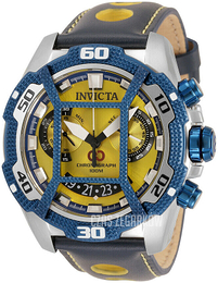 Invicta Corduba Żółty/Skóra Ø49 mm 33854