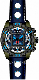 Invicta Corduba Niebieski/Skóra Ø49 mm 33857