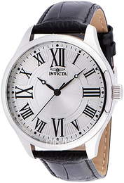 Invicta Vintage Srebrny/Skóra Ø45 mm 35138