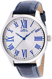 Invicta Vintage Srebrny/Skóra Ø45 mm 35139