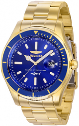 Invicta Pro Diver Niebieski/Stal w odcieniu złota Ø46 mm 35594
