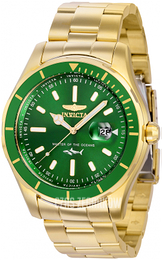 Invicta Pro Diver Zielony/Stal w odcieniu złota Ø46 mm 35595