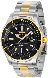 Invicta Pro Diver Czarny/Stal w odcieniu złota Ø46 mm 35596