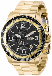Invicta Specialty Czarny/Stal w odcieniu złota Ø48 mm 35662