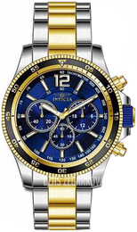 Invicta Specialty Niebieski/Stal w odcieniu złota Ø45 mm 35664