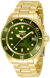 Invicta Pro Diver Zielony/Stal w odcieniu złota Ø40 mm 35698