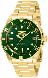 Invicta Pro Diver Zielony/Stal w odcieniu złota Ø36 mm 35712