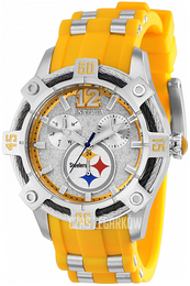 Invicta Nfl Srebrny/Stal Ø40 mm 35799