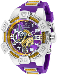 Invicta Nfl Purpurowy/Karbon Ø52 mm 35868