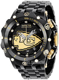 Invicta Nfl Czarny/Stal Ø51 mm 36168