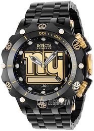 Invicta Nfl Czarny/Stal Ø51 mm 36174