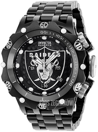 Invicta Nfl Czarny/Stal Ø51 mm 36176