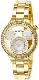 Invicta Disney Biały/Stal w odcieniu złota Ø35 mm 36264