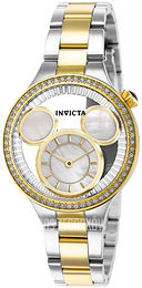 Invicta Disney Biały/Stal w odcieniu złota Ø35 mm 36265