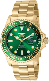 Invicta Pro Diver Zielony/Stal w odcieniu złota Ø42 mm 36551