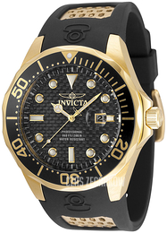 Invicta Pro Diver Czarny/Stal w odcieniu złota Ø47 mm 36553