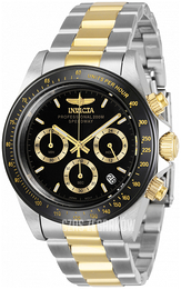Invicta Speedway Czarny/Stal w odcieniu złota Ø39.5 mm 36743
