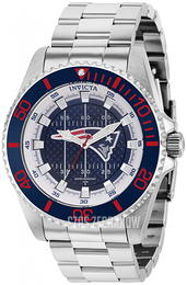 Invicta Nfl Niebieski/Stal Ø47 mm 36921