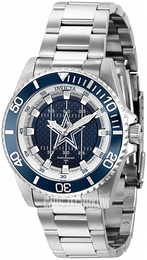 Invicta Nfl Niebieski/Stal Ø38 mm 36922