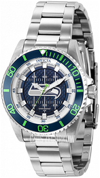 Invicta Nfl Niebieski/Stal Ø38 mm 36926