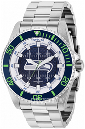 Invicta Nfl Niebieski/Stal Ø38 mm 36927