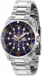 Invicta Nfl Purpurowy/Stal Ø38 mm 36938