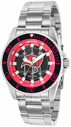 Invicta Nfl Czarny/Stal Ø38 mm 36948