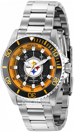 Invicta Nfl Czarny/Stal Ø38 mm 36950