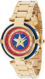 Invicta Marvel Wielokolorowy/Stal w odcieniu złota Ø40 mm 36952