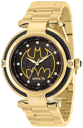Invicta Dc Comics Czarny/Stal w odcieniu złota Ø40 mm 36955