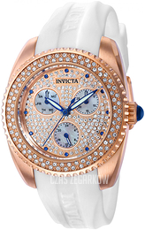 Invicta Angel Różowe złoto/Guma Ø38 mm 37411