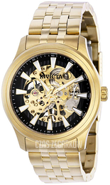 Invicta Vintage Czarny/Stal w odcieniu złota Ø42 mm 37967