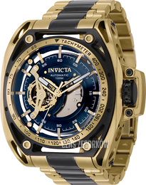 Invicta S1 Rally Niebieski/Stal w odcieniu złota Ø51 mm 38147